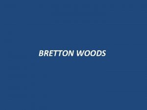 BRETTON WOODS Bretton Woods Carroll New Hampshire 03575