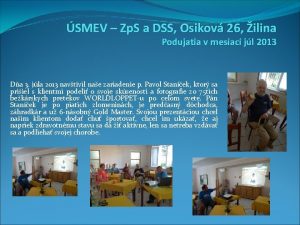 SMEV Zp S a DSS Osikov 26 ilina