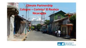 Climate Partnership Cologne Corinto El Realejo Nicaragua Climate