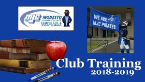 Club Training 2018 2019 Educate clubs on district