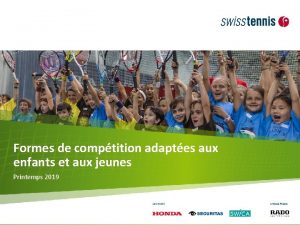 Formes de comptition adaptes aux enfants et aux