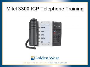 Mitel 3300 ICP Telephone Training CSC Campus New