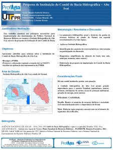 Proposta de Instituio do Comit de Bacia Hidrogrfica