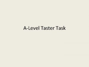ALevel Taster Task Toby Keller The Alevel photography