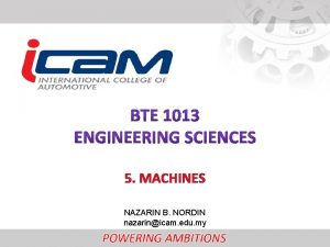 5 MACHINES NAZARIN B NORDIN nazarinicam edu my