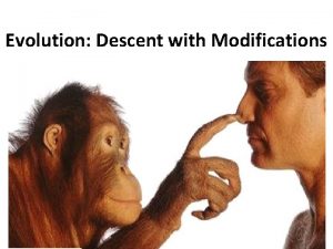 Evolution Descent with Modifications Evolution is a process