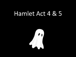 Hamlet Act 4 5 Characters Hamlet Claudius Gertrude