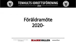 Frldramte 2020 Vilka r vi Namn Roll Tenhults