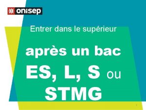 Entrer dans le suprieur aprs un bac ES