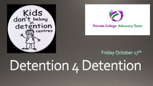 Detention 4 Detention The Universal Declaration of Human