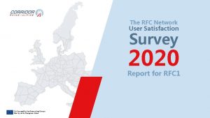 The RFC Network User Satisfaction Survey 2020 Report