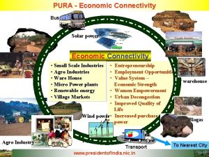 PURA Economic Connectivity Bus Solar power Economic Connectivity