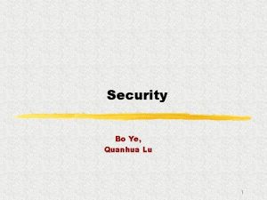 Security Bo Ye Quanhua Lu 1 Overview 4