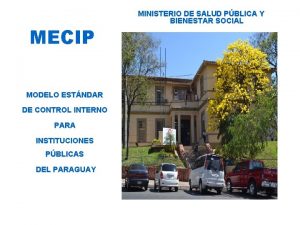 MECIP MODELO ESTNDAR DE CONTROL INTERNO PARA INSTITUCIONES