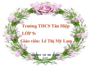 Trng THCS Tn Hip LP 92 Gio vin