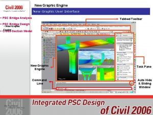 New Graphic Engine New Graphic User Interface PSC