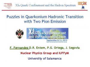 XIth Quark Confinement and the Hadron Spectrum Puzzles