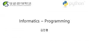 Informatics Programming List Python List List Indexing 3