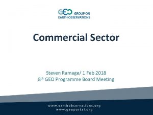 Commercial Sector Steven Ramage 1 Feb 2018 8
