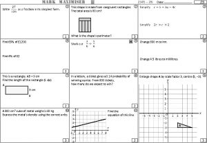 MARK MAXIMISER 2345 2 N Date 23 This