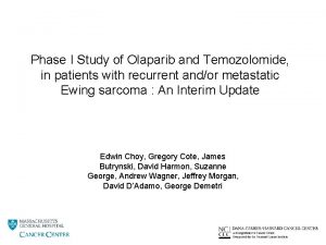 Phase I Study of Olaparib and Temozolomide in