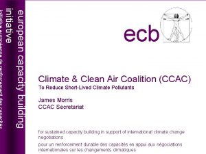 european capacity building initiative ecbi Climate Clean Air