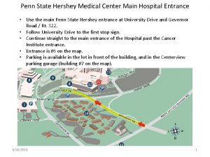 Penn State Hershey Medical Center Main Hospital Entrance