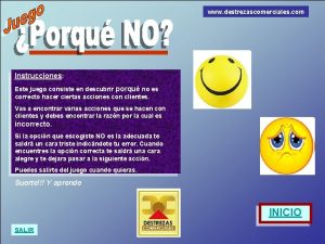 www destrezascomerciales com Instrucciones Este juego consiste en