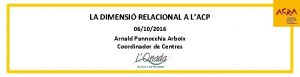 LA DIMENSI RELACIONAL A LACP 06102016 Arnald Pannocchia