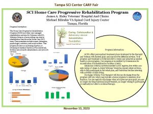 Tampa SCI Center CARF Fair SCI Home Care