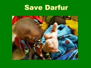 Save Darfur Darfur The centurys first genocide 400