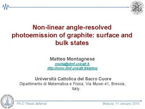 Nonlinear angleresolved photoemission of graphite surface and bulk