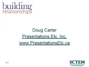 Doug Carter Presentations Etc Inc www Presentations Etc