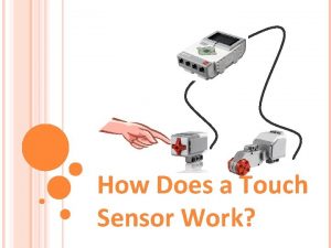 How Does a Touch Sensor Work Touch Sensors