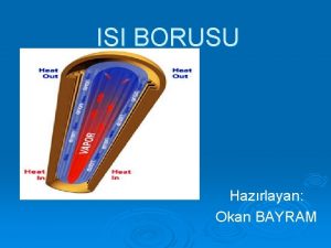 ISI BORUSU Hazrlayan Okan BAYRAM ISI BORUSU NEDR