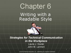 Chapter 6 Writing with a Readable Style Strategies