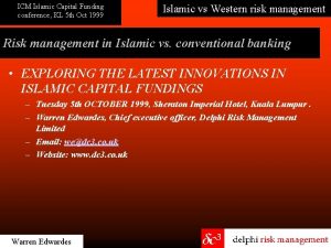 ICM Islamic Capital Funding conference KL 5 th