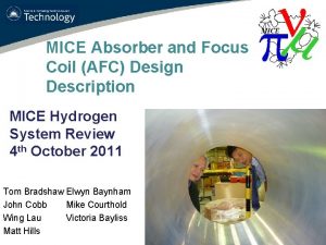 MICE Absorber and Focus Coil AFC Design Description
