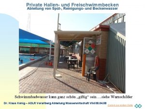 Private Hallen und Freischwimmbecken Ableitung von Spl Reinigungs