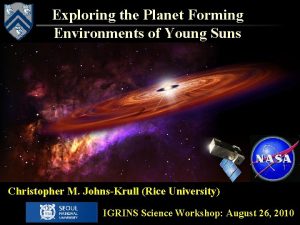 Exploring the Planet Forming Environments of Young Suns