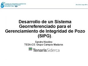 Desarrollo de un Sistema Georreferenciado para el Gerenciamiento