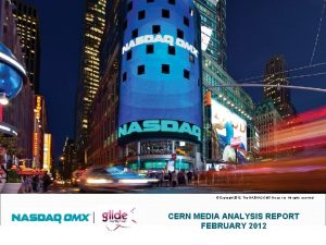 Copyright 2012 The NASDAQ OMX Group Inc All