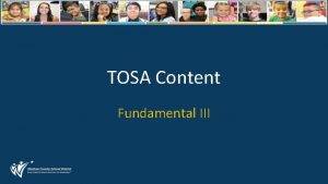 TOSA Content Fundamental III 7 stickies 1 4