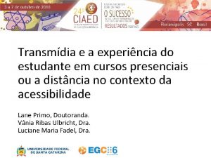 Transmdia e a experincia do estudante em cursos