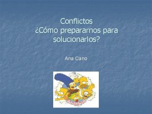 Conflictos Cmo prepararnos para solucionarlos Ana Cano El