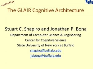 alo uff b cse The GLAIR Cognitive Architecture