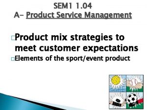 SEM 1 1 04 A Product Service Management