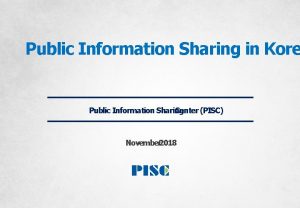 Public Information Sharing in Kore Public Information Sharing