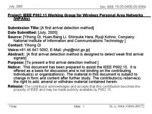 July 2005 Doc IEEE 15 05 0406 00