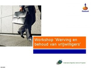 Workshop Werving en behoud van vrijwilligers Nederlands Expertise